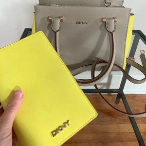 DKNY Neon Leather Wallet